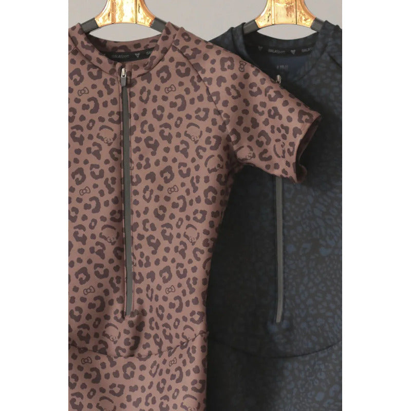 Legging Jumpsuit Lycra Colombiana Gala Sport Enterizo Bottle Marrón Enterizo Elite Enshoisf 7630 Leopardo Ch/m/g