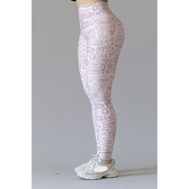 Legging Deportivo Lycra Colombiana Gala Sport Push Up Nuez