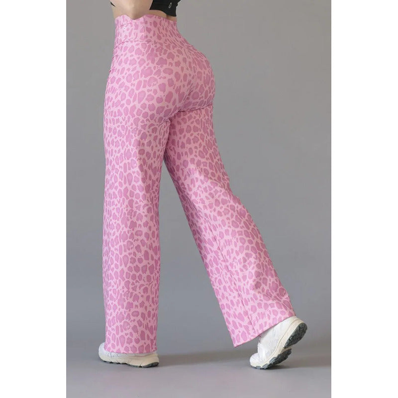 Pantalon Deportivo Pants Gala Sport Pansma Rosa Pants Dob 6849 Leopardo Ch/m