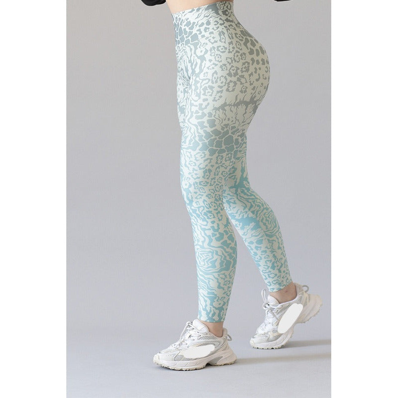 Legging Lycra Colombiana Galasport Elite Pushup Pocket Tinto