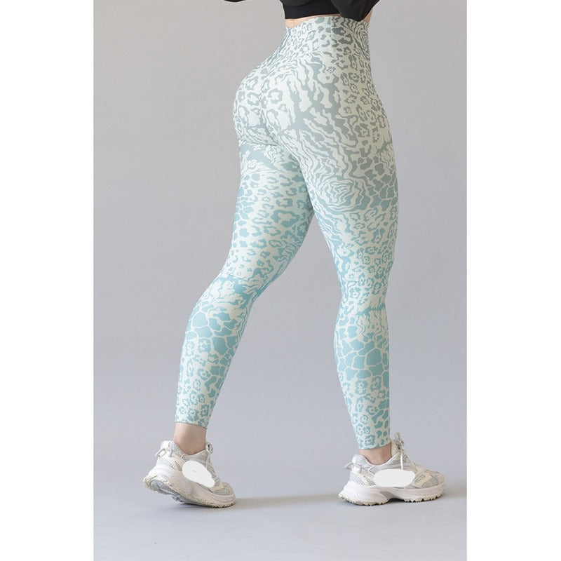 Legging Lycra Colombiana Galasport Elite Pushup Pocket Tinto