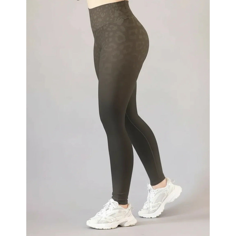 Legging Deportivo Lycra Colombiana Gala Sport Push Up Nuez