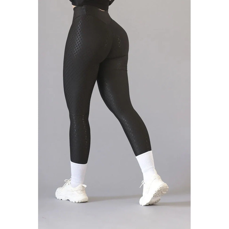 Legging Deportivo Lycra Colombiana Gala Sport Push Up Shei Ch/m