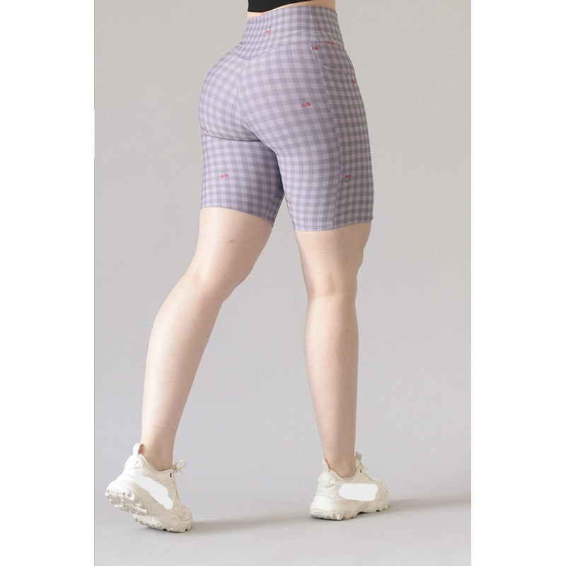 Short Deportivo Lycra Colombiana Gala Sport Elite Grey