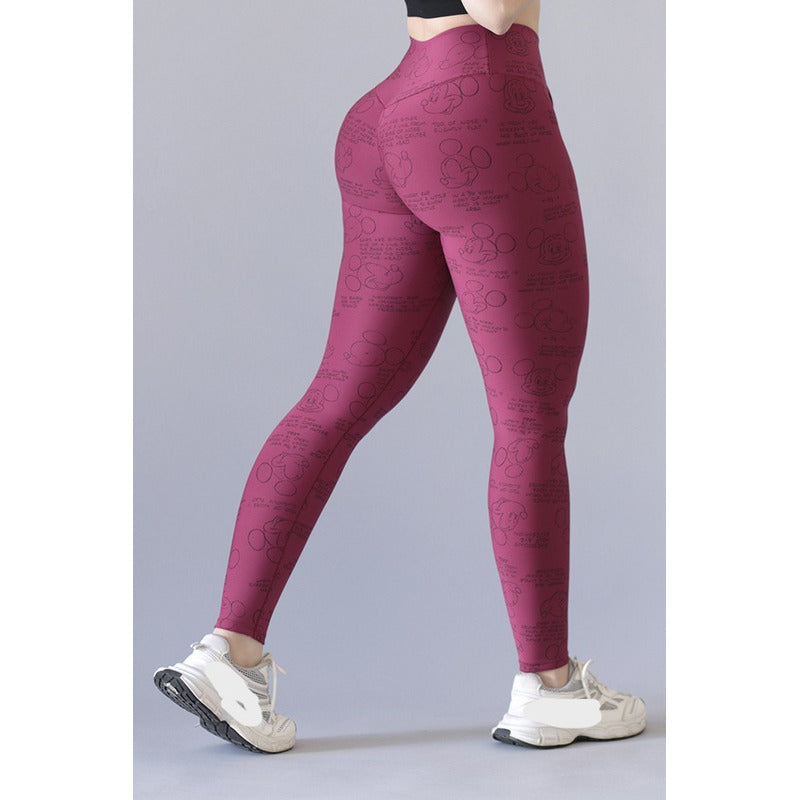 Colombian Lycra Gala Sport Push Up Bow Sports Legging