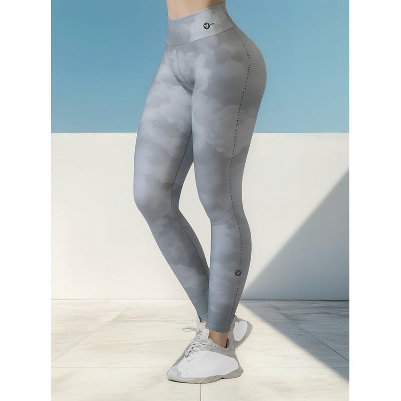 Legging Deportivo Lycra Colombiana Galasport Elite Neo Tinto