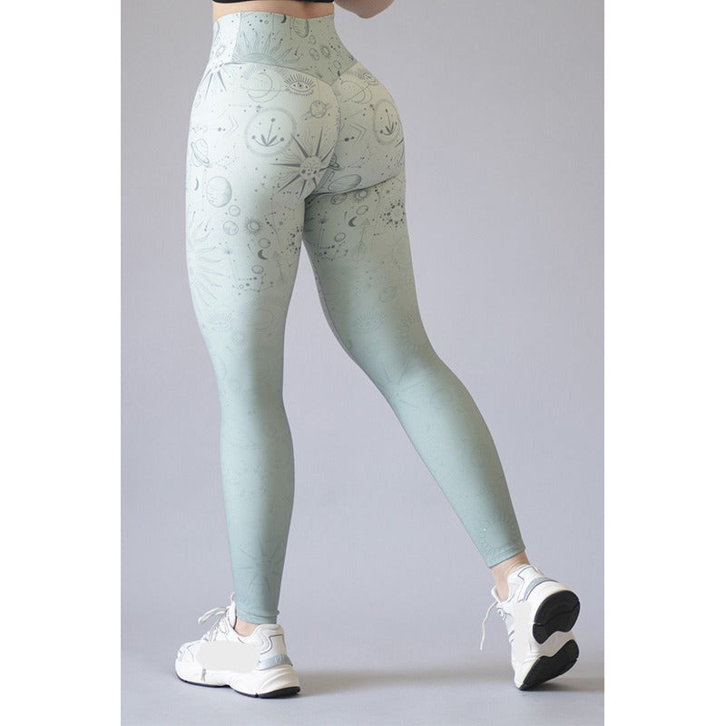 Legging Lycra Colombiana Gala Sport Elite Pupa Push Up Stars