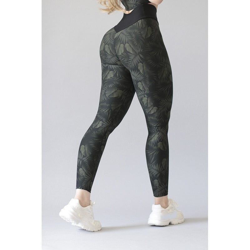 Legging Deportivo Lycra Colombiana Gala Sport Push Up Cor