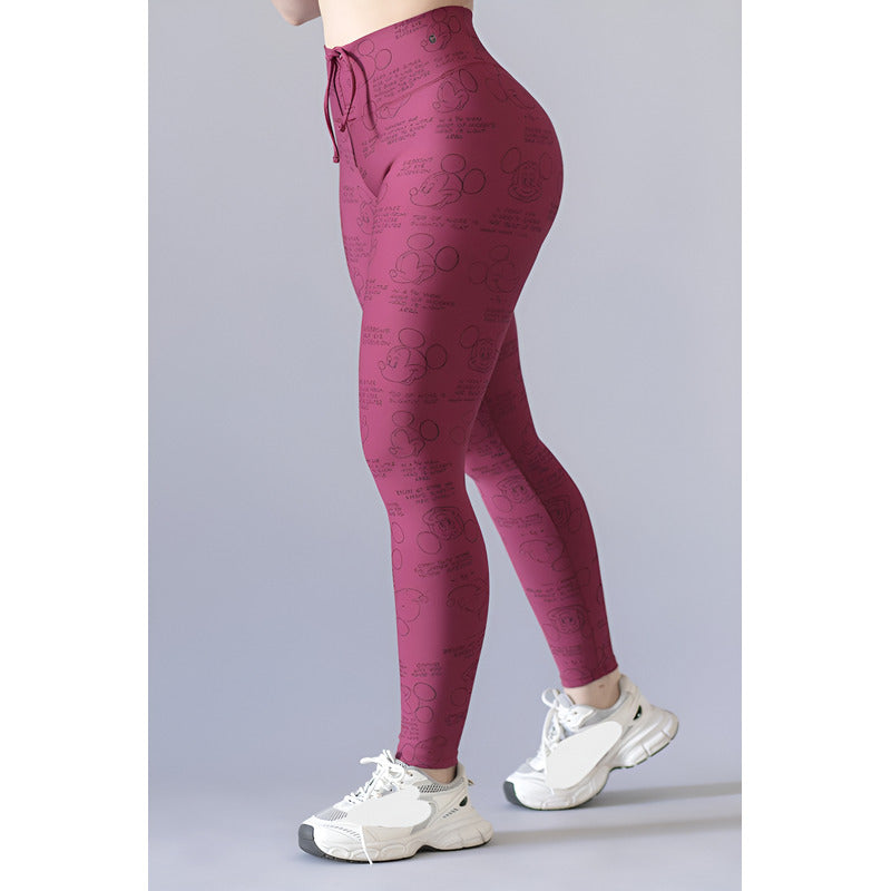 Colombian Lycra Gala Sport Push Up Bow Sports Legging