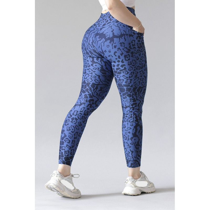 Legging Deportivo Lycra Colombiana Galasport Elt Décroît 109