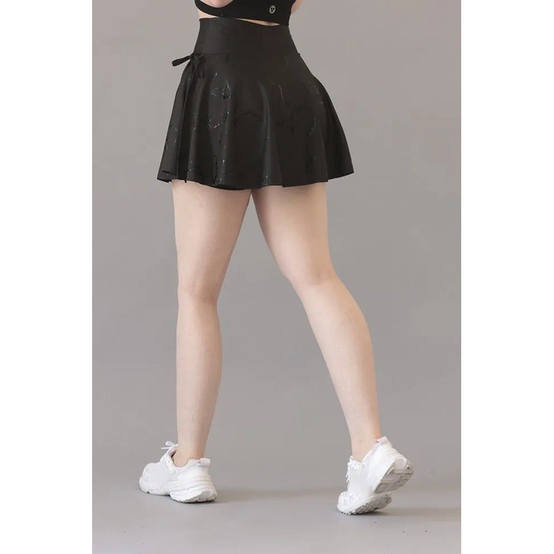 Legging Short Deportivo Colombiano Gala Sport Elite Mike Negro Falda Short Crown Beta F Negra Ch/m