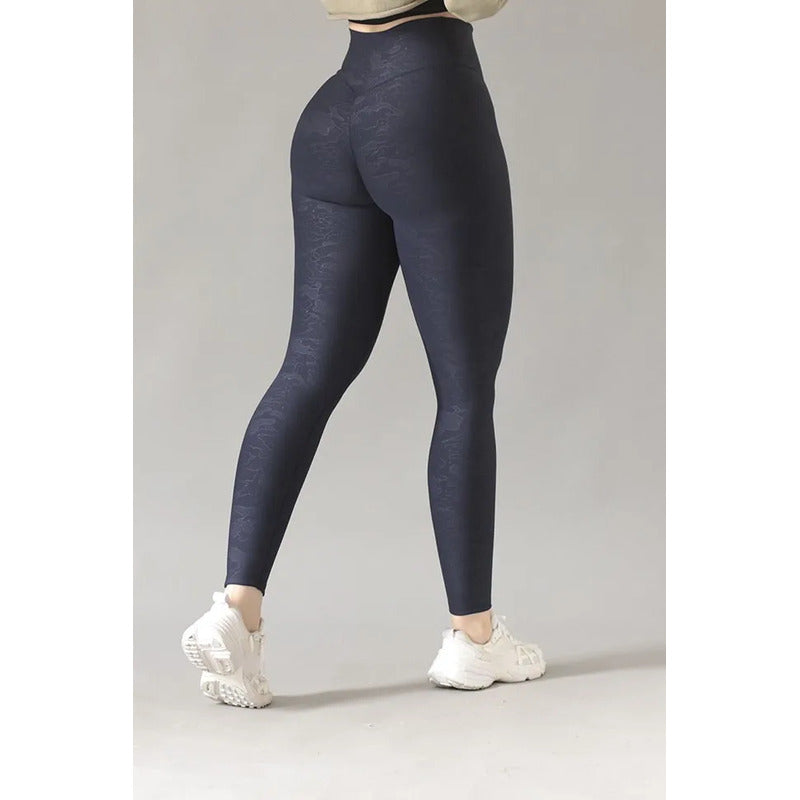 Legging Lycra Colombiana Gala Sport Elite Pupa Push Up Red Azul Oscuro Push Up Prepole Solain Azul Mb Ch/m