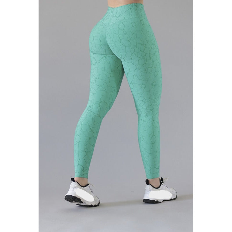 Colombian Lycra Sports Legging Gala Sport Push Up Brown