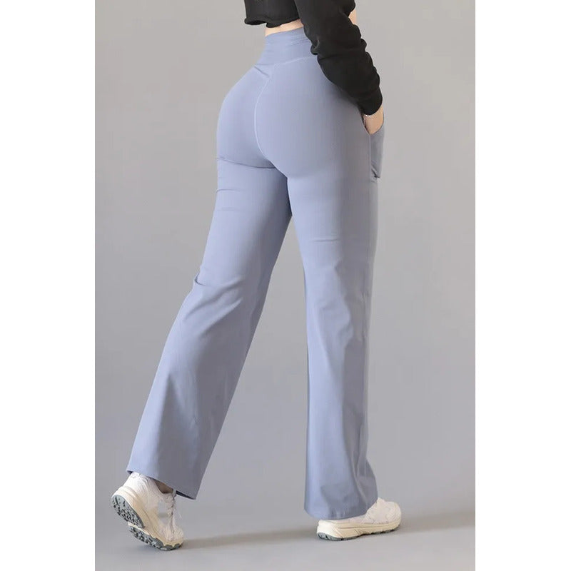 Pants Deportivo Gala Sport Guan Azul Claro Pants 2410 Lycra Soft Azul Claro S