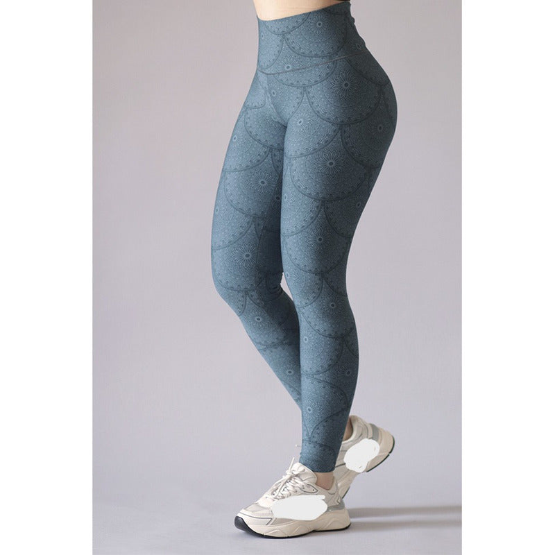 Legging Deportivo Lycra Colombiana Gala Sport Elite Lazurd