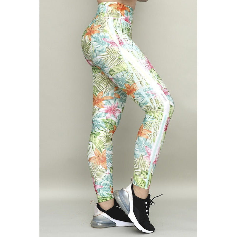 Gala Sport Elite Hibis Colombian Lycra Sports Leggings