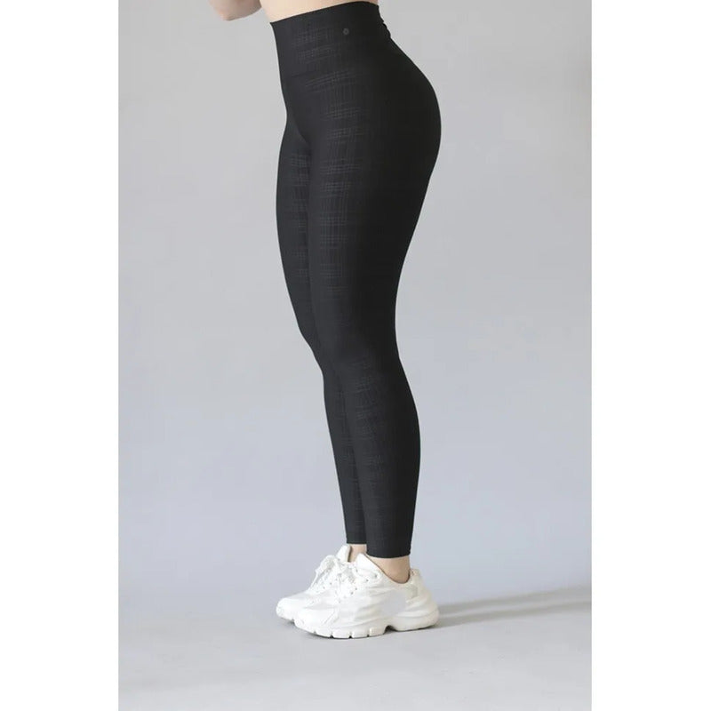 Legging Deportivo Lycra Colombiana Gala Sport Elite Tap Negro Trela Tart Negra G/xg