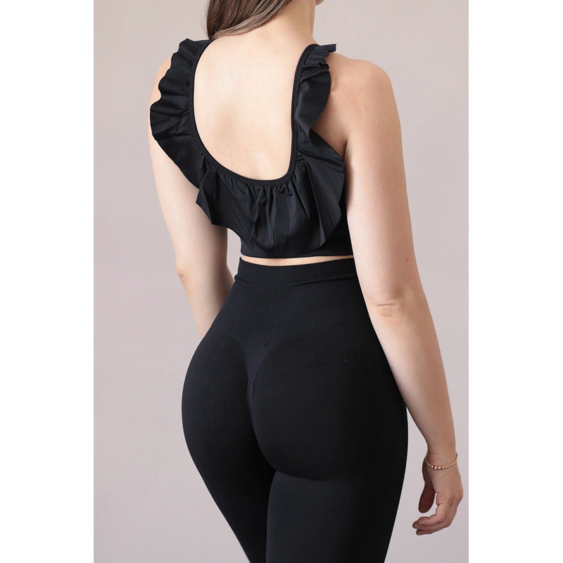 Blusa Top Manga Corta Lycra Deportiva Gala Sport Wo Lineas