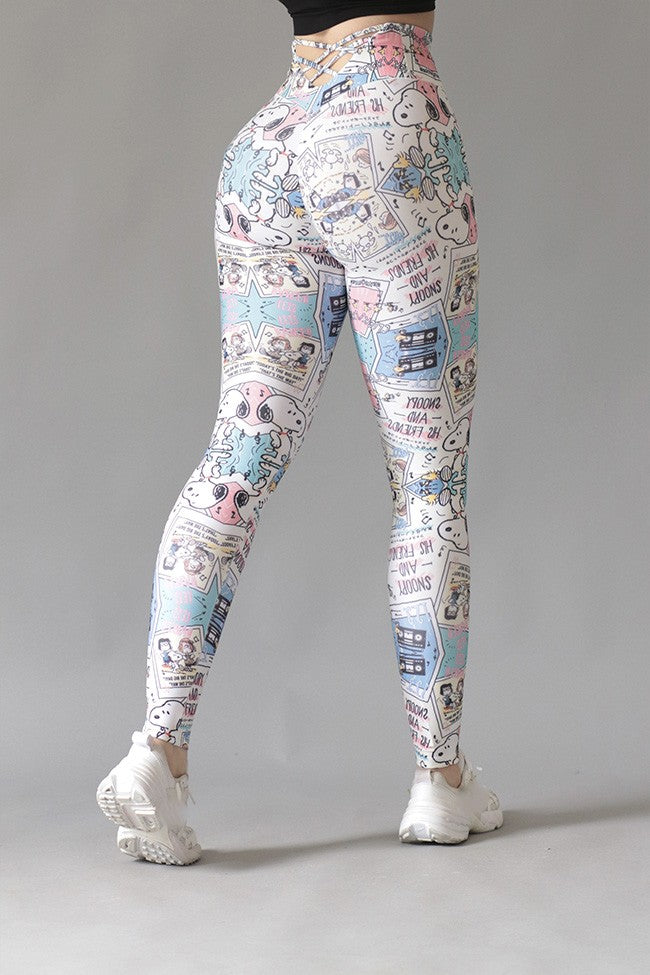 Legging Deportivo Lycra Colombiana Galasport Elite Snoopy