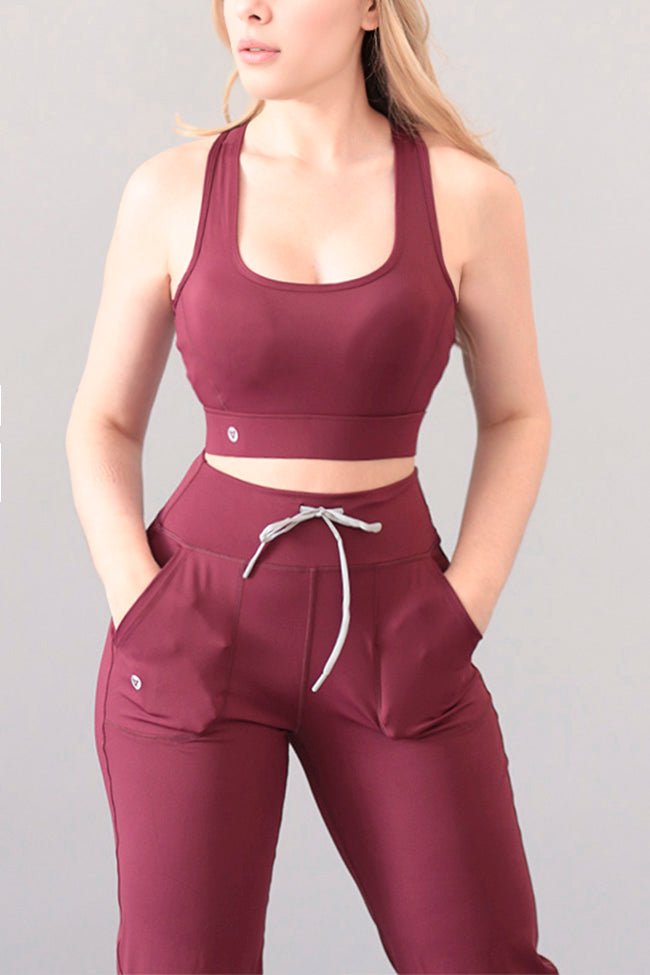 Top Lycra Deportiva Gala Sport Alto Impacto Diamond Rose