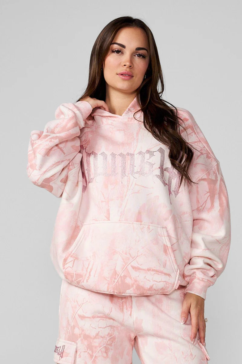 W5168 - Camo Bling Hoodie Youngla