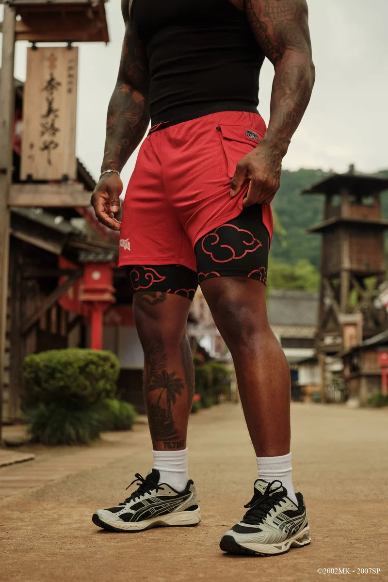 1094 - Naruto Compression Shorts Youngla