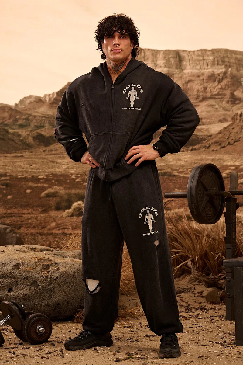 2054 - Gold's Iron Legacy Layered Joggers Youngla