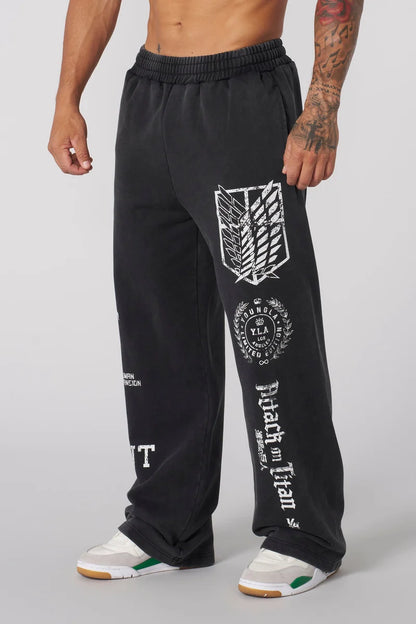 2128 - AOT© x YLA Baggy Joggers Youngla