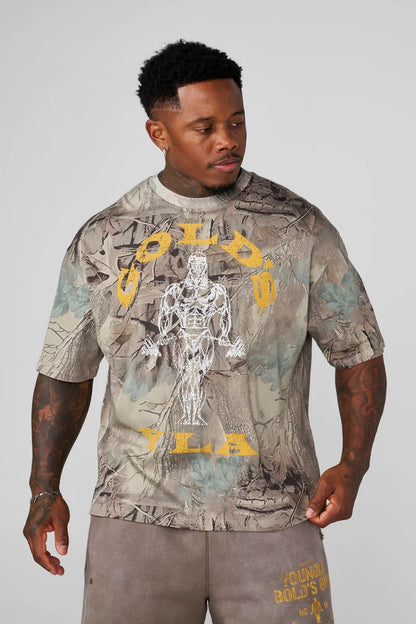 4213 - Gold's Iron Legacy Icon Tees Youngla