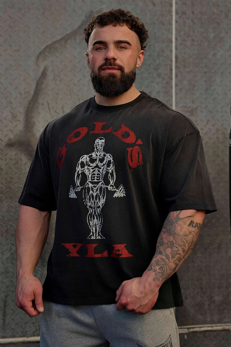 4213 - Gold's Iron Legacy Icon Tees Youngla