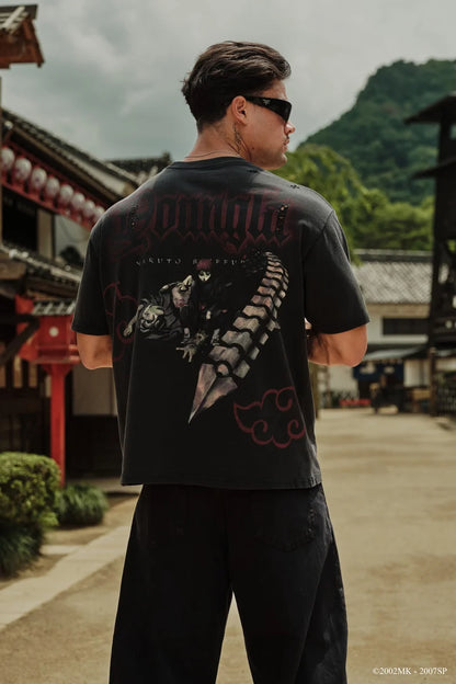 4318 - Naruto Distressed Tees Youngla
