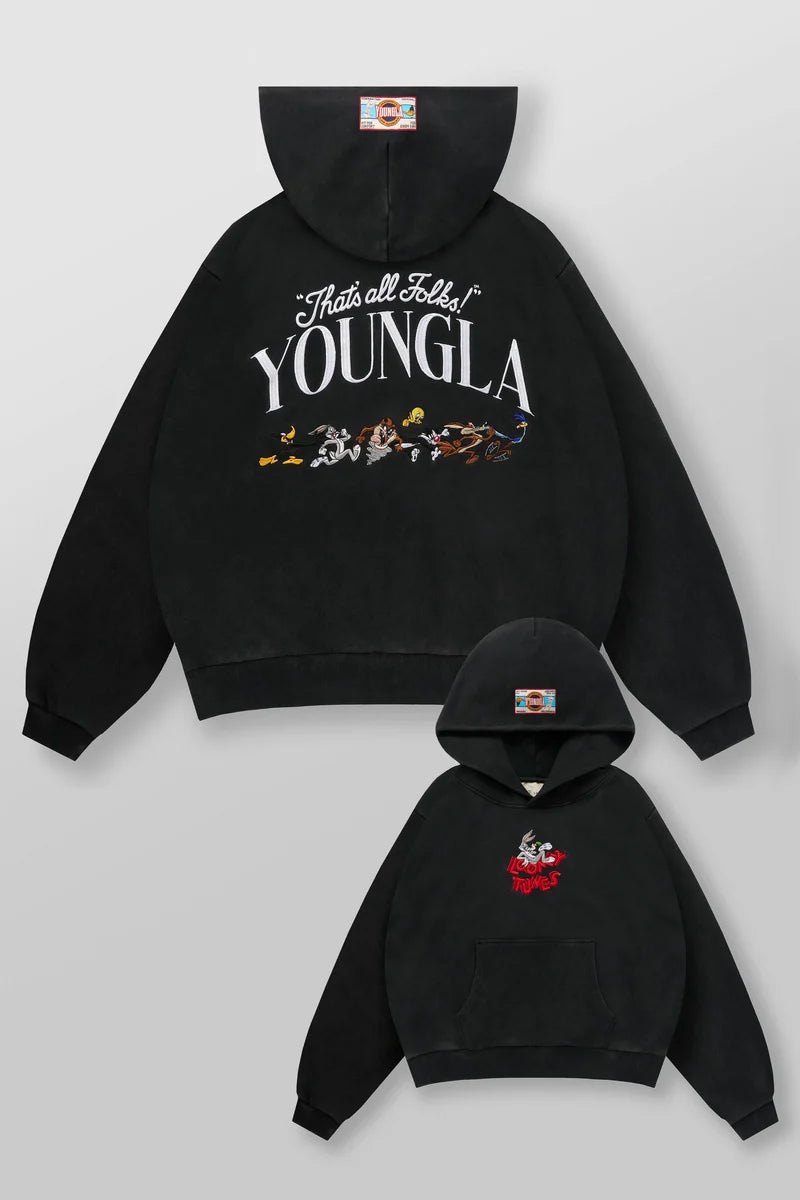5114 - Looney Tunes Embroidered Hoodies Yungla