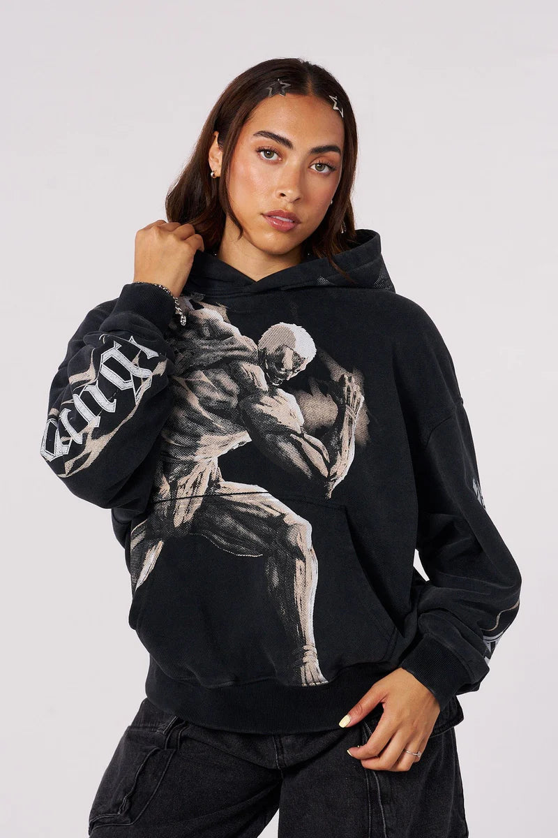 5129 - AOT© x YLA Pullover Hoodies Youngla