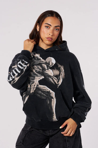 5129 - AOT© x YLA Pullover Hoodies Youngla