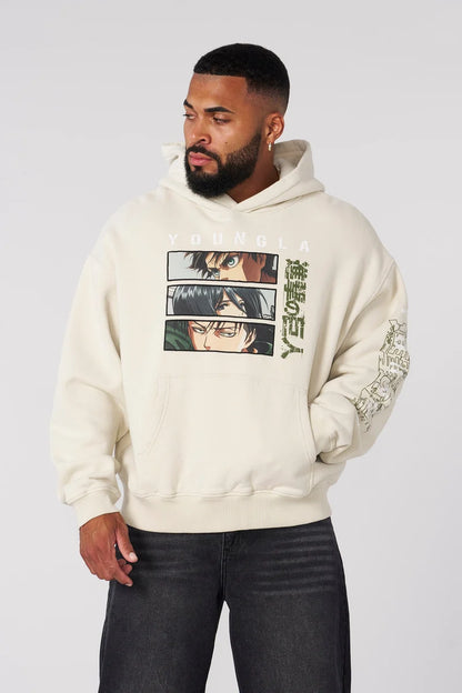 5129 - AOT© x YLA Pullover Hoodies Youngla