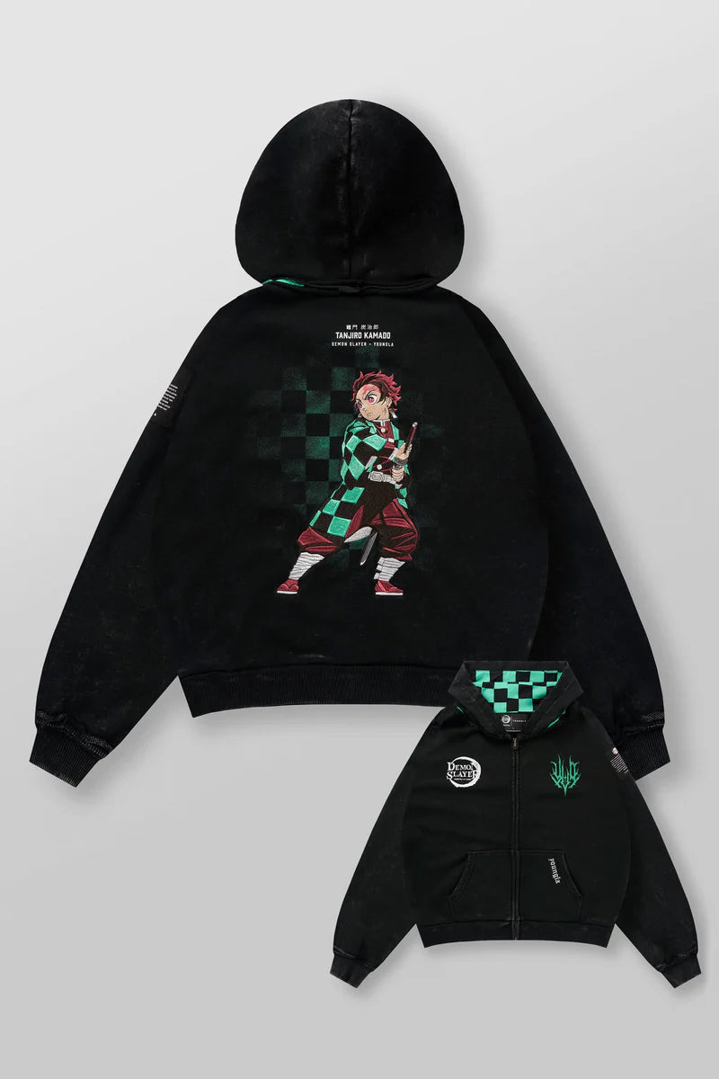 5195 - Zip-ups Demon Slayer Youngla