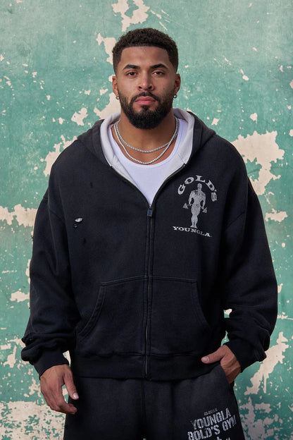 5226 - Gold's Iron Legacy Layered Zip-Ups Youngla