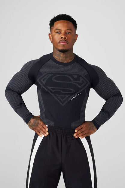 8066 - Superman Compression Longsleeves Youngla