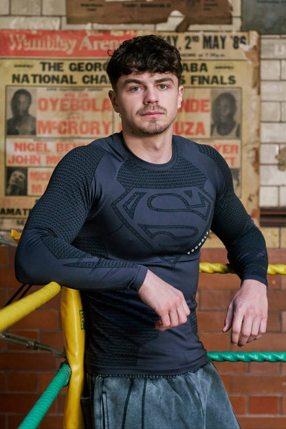 8066 - Superman Compression Longsleeves Youngla