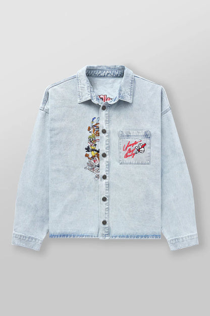8112 - Looney Tunes Denim Shirt Yungla