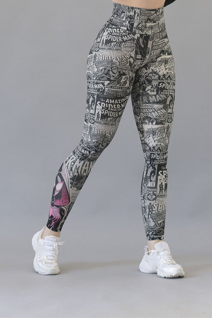 Legging Deportivo Lycra Colombiana Galasport Elite Spiderman