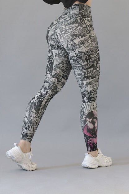 Legging Deportivo Lycra Colombiana Galasport Elite Spiderman