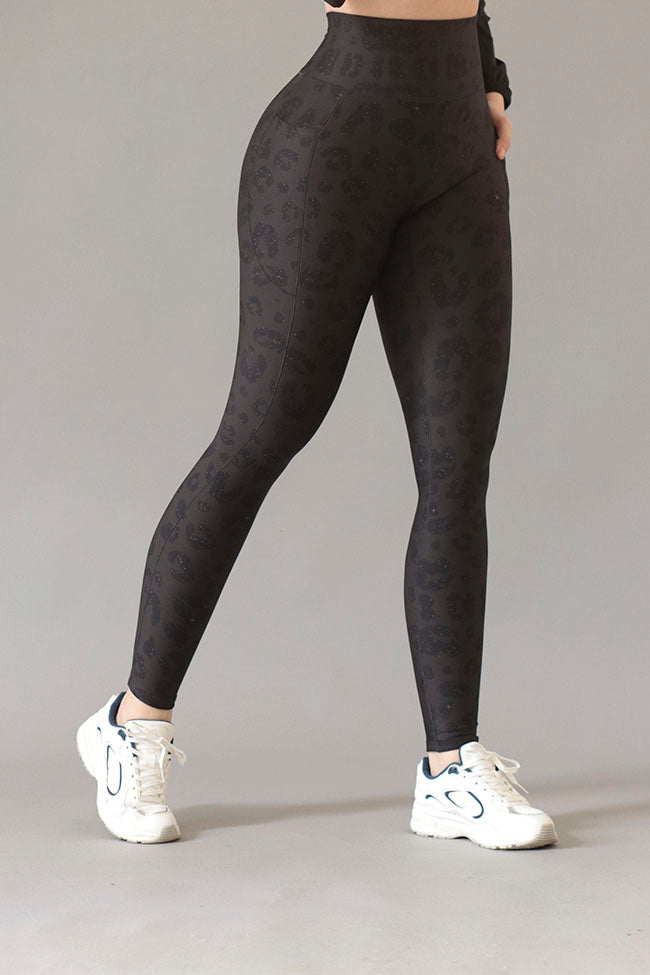 Legging Lycra Colombiana Gala Sport Elite Décroît Basicc