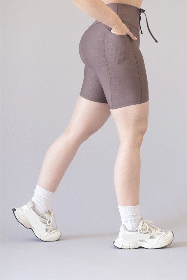 Colombian Lycra Sports Shorts Gala Sport Pocket Sage