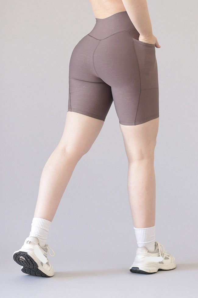 Colombian Lycra Sports Shorts Gala Sport Pocket Sage