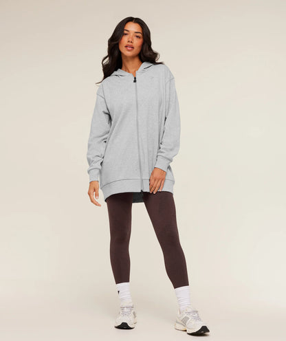 Covered Longline Zip Up Hoodie Gymshark