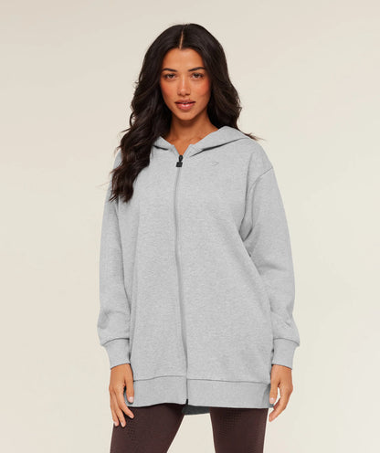 Covered Longline Zip Up Hoodie Gymshark
