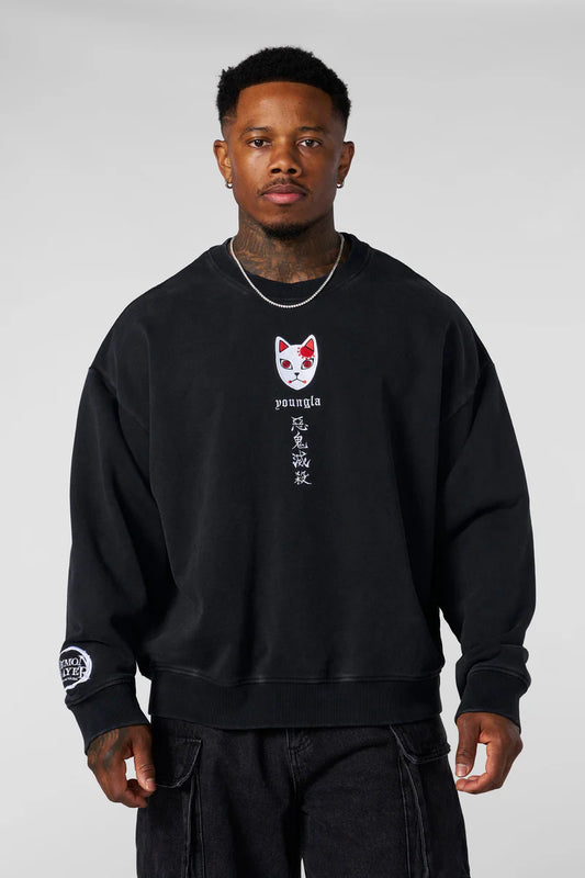 5196 - Crewnecks Demon Slayer Youngla