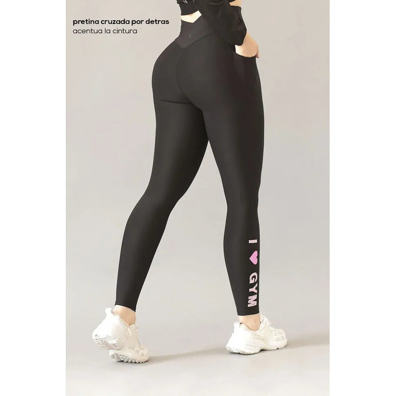 Legging Deportivo Lycra Colombiana Gala Sport Elite Stone