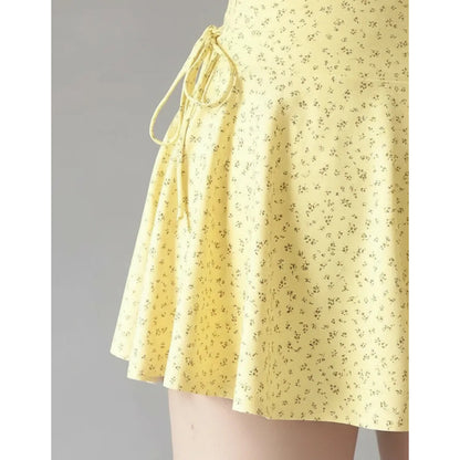 Falda Short Deportivo Lycra Colombiana Gala Sport  Blakberry Amarillo Falda Short Crown Lycra Soft 7437 Ch/m